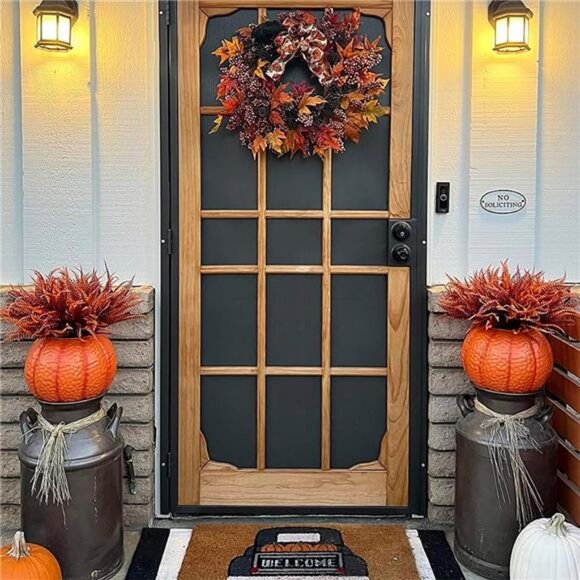 Fall Plants Artificial Ferns for Outdoors Fake Fern Plants Faux Boston - Picture 7 of 8